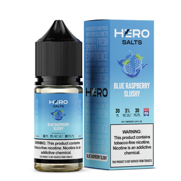 Hero Synthetic Salt - Blue Raspberry Slushy 30mL