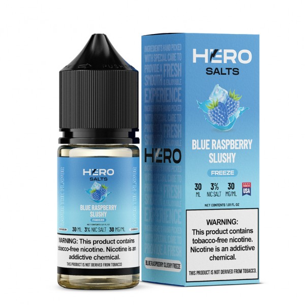 Hero Synthetic Salt - Blue Raspberry Slushy FREEZE 30mL
