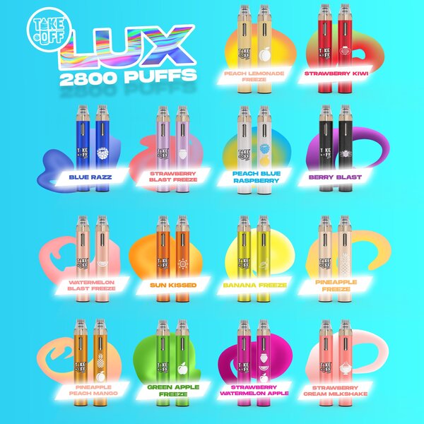 Take Off LUX V2 Disposable 5% Rechargeable 2800+ Puff
