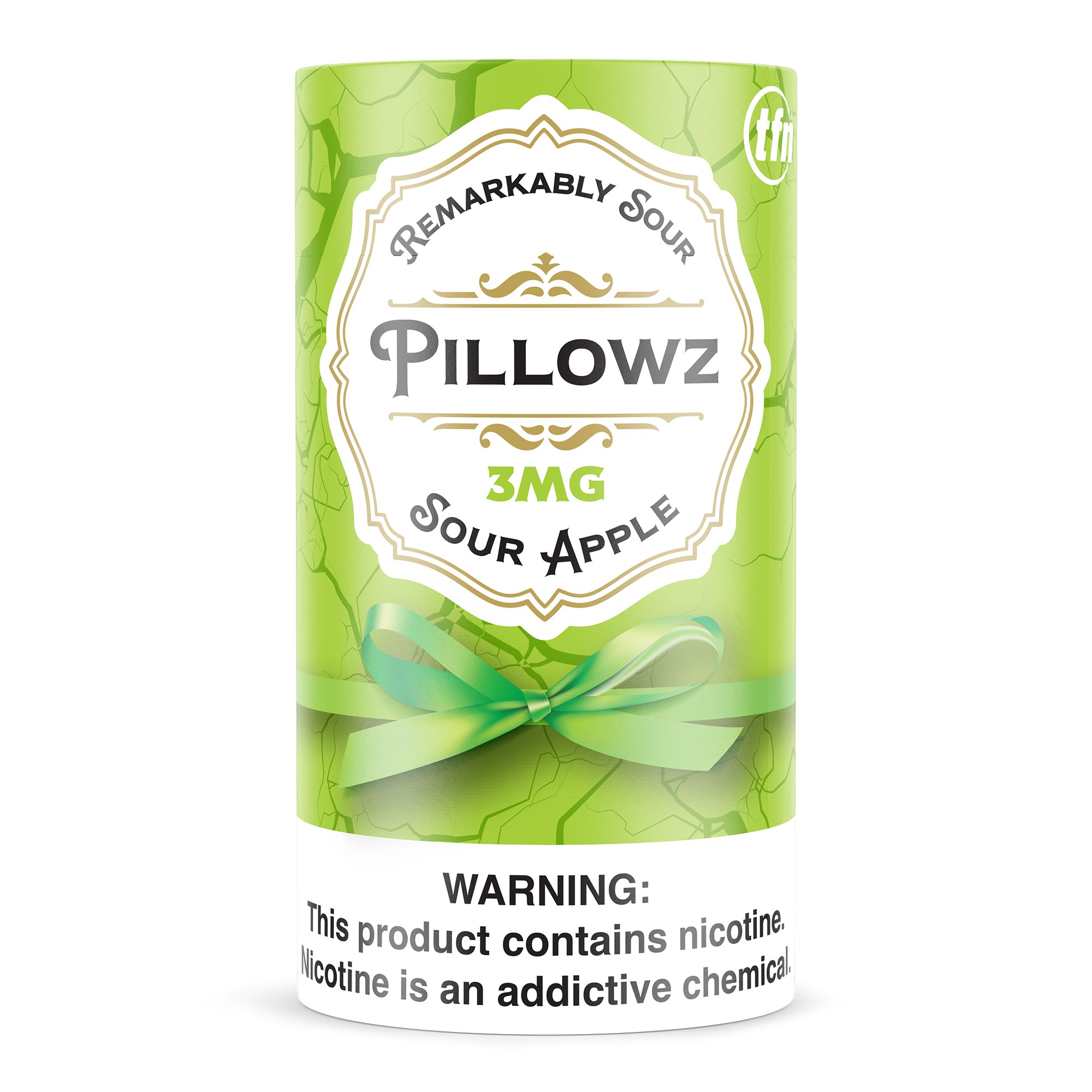 Pillowz Pouches 5pk - Sour Apple, nicotine pouch, nic pouch