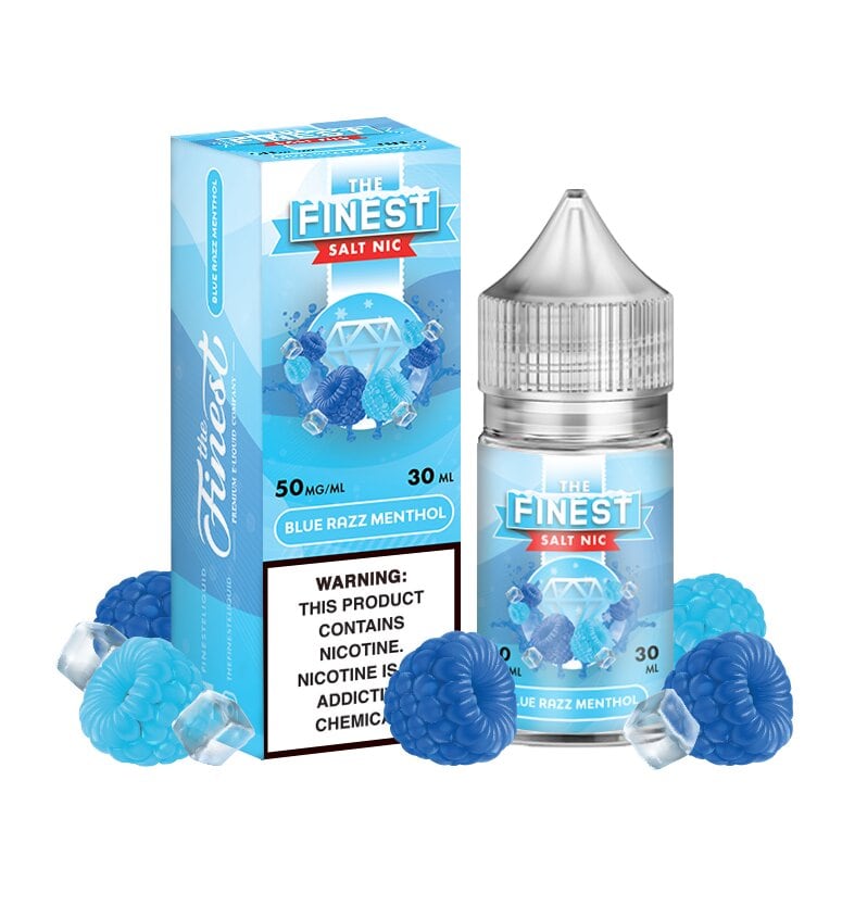 The Finest Salt Nic - Blue Razz Menthol 30mL