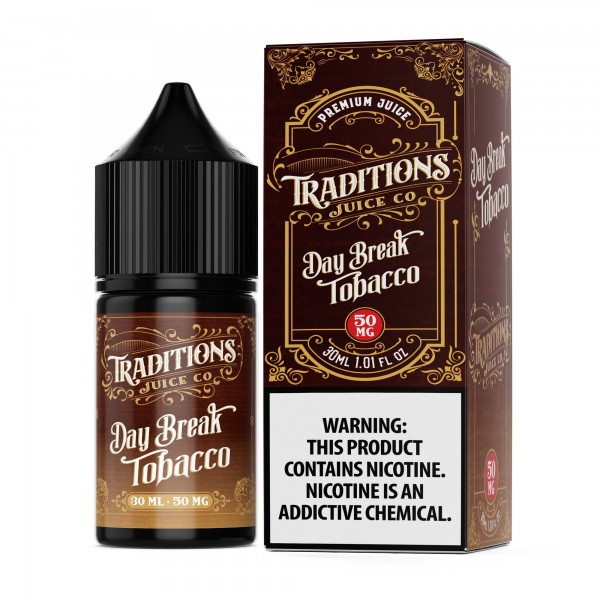 Traditions Juice Co Salt - Day Break Tobacco 30mL