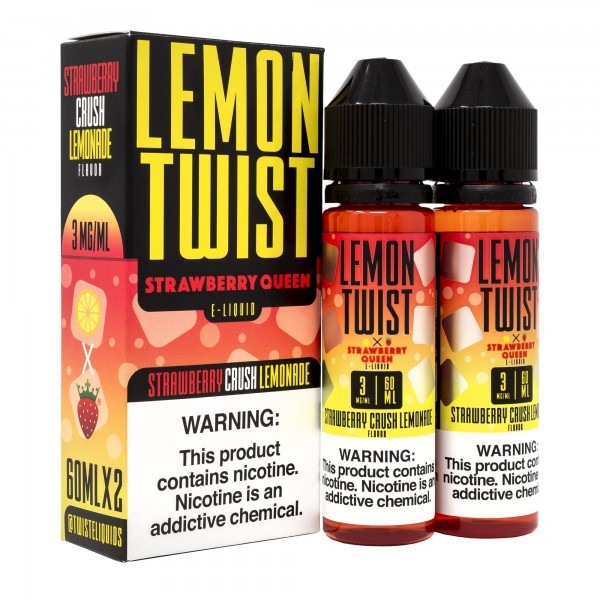 Twist E-liquids - Crimson No.1 2x60mL (Previously Strawberry Mason Lemonade)