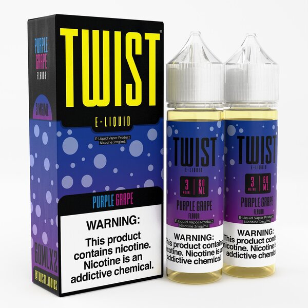 Twist E-liquids - Purple Grape 2x60mL (Previously Grape Berry Mix)