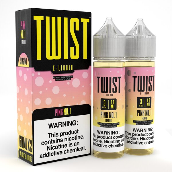 Twist E-liquids - Pink No.1 2x60mL (Previously Pink Punch Lemonade)