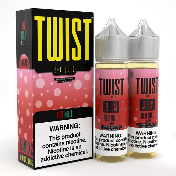 Twist E-liquids - Red No.1 2x60mL (Previously Watermelon Madness)