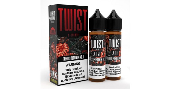 Twist E-liquids - Tobacco Platinum No.1 2x60mL LEMON TWIST