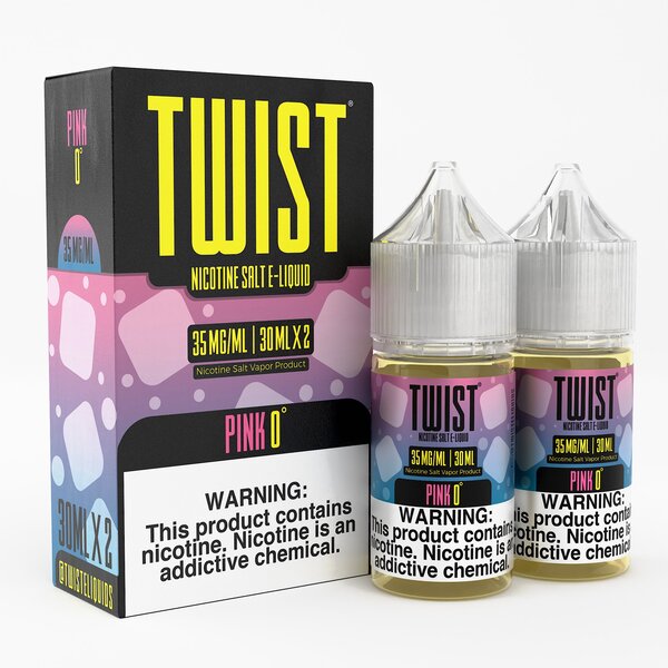 Twist Salt - Pink 0 2x30mL (Previously Iced Pink Punch Lemonade)
