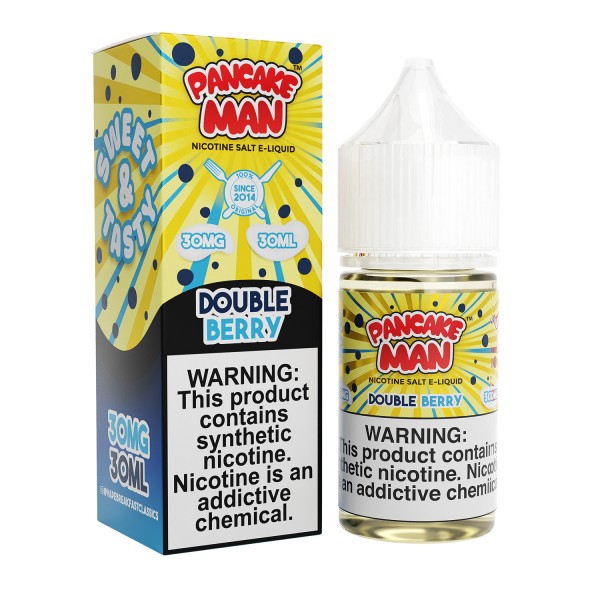 Pancake Man Synthetic Salt by Vape Breakfast Classics - Double Berry 30mL