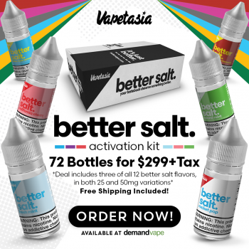 Better Salt by Vapetasia 30mL Activation Kit Bundle 72CT 