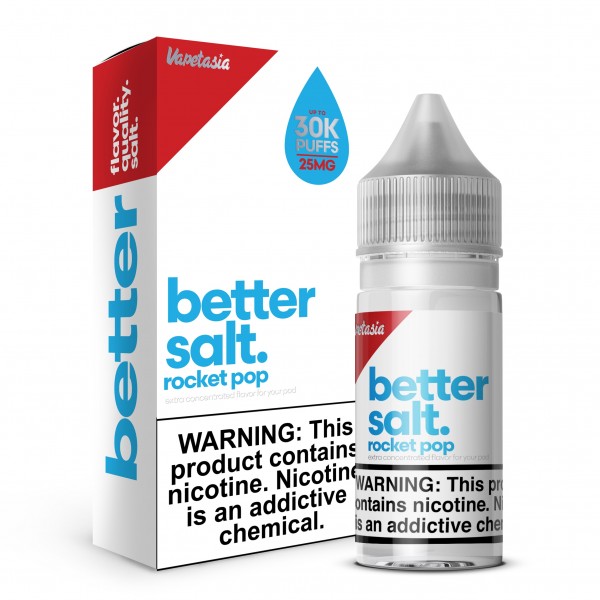 Better Salt by Vapetasia - Blue Rocket Pop 30mL