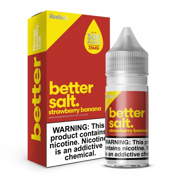 Better Salt by Vapetasia - Strawberry Banana 30mL