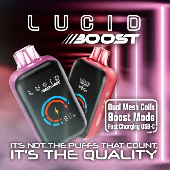 Lucid Boost Disposable 5% (Display Box of 5) (Master Case of 200)