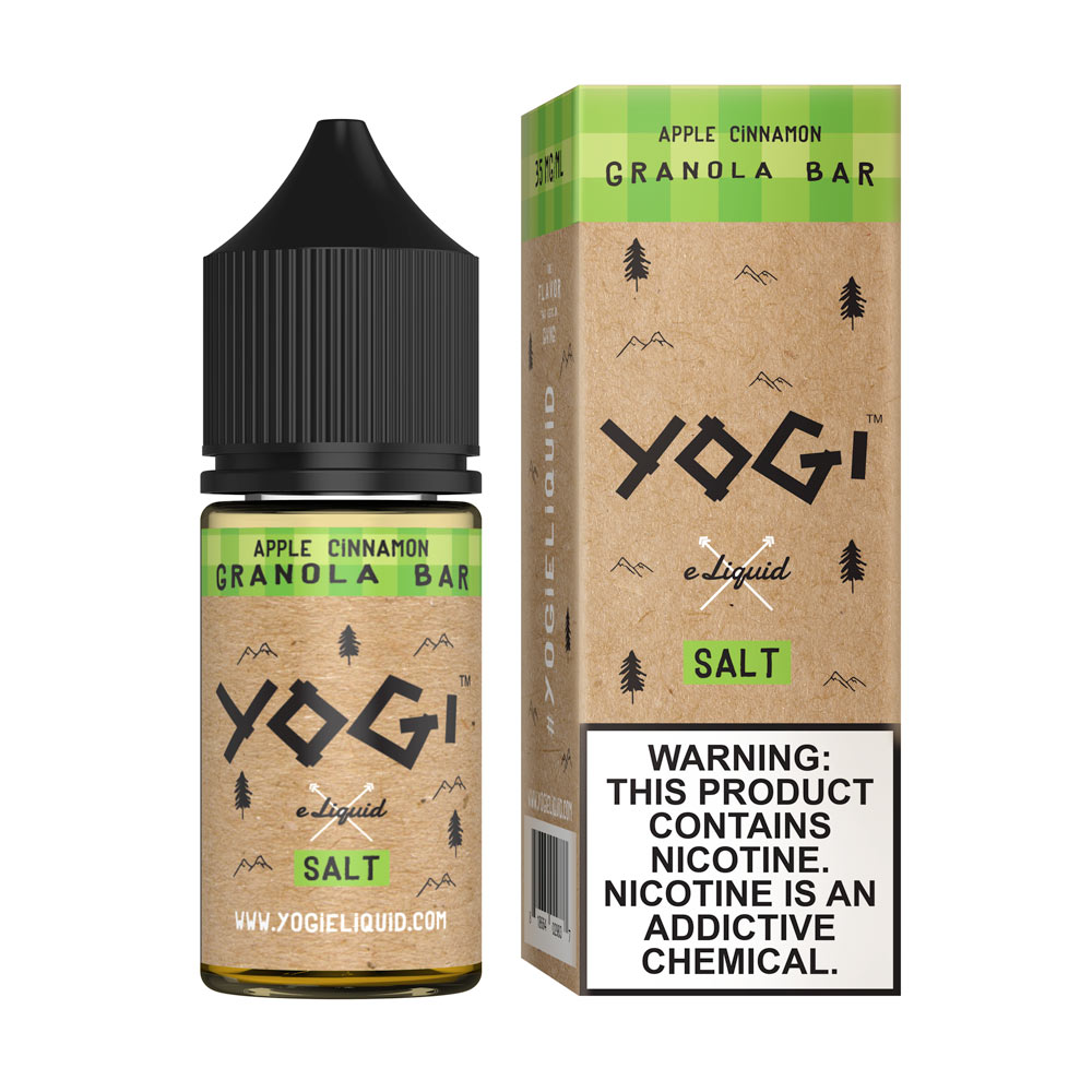 Yogi Salt Apple Cinnamon Granola Bar 30mL, yogi salt nic