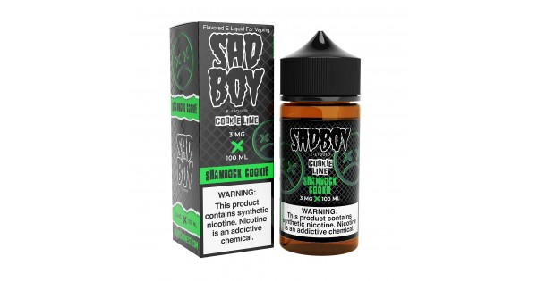 Salt Nic Sadboy E-liquid - Shamrock Cookie - 100ml | Vape Juice Sadboy Tfn  E-liquid - Shamrock Cookie