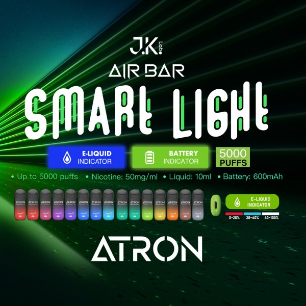 Air Bar ATRON Disposable 5% (Display Box of 10) (Master Case of 200)