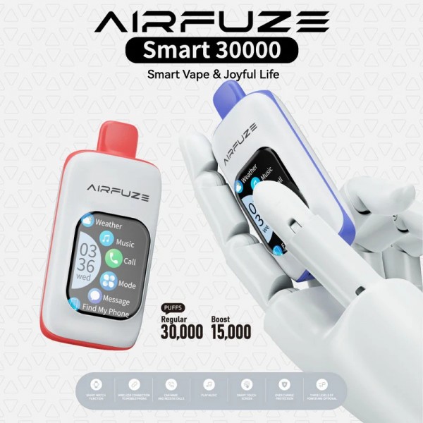 AirFuze SMART 30000 Disposable 5% (Display Box of 5) (Master Case of 200)