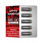As\\Vape Micro Pod Kit Replacement Coil 5PK