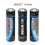 Hohm Work 2 18650 2547mAh 3.6V Li-NiMn Battery (Single)