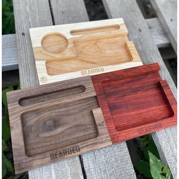 Bearded Rolling Trays - Large