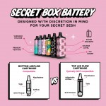 Blazy Susan Secret Box Battery Display Box 6CT