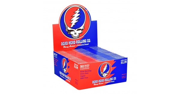 Blazy Susan x Grateful Dead King Size Slim Rolling Papers 50ct, dead ...