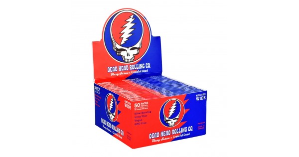 Blazy Susan x Grateful Dead King Size WIDE Rolling Papers 50ct, dead ...