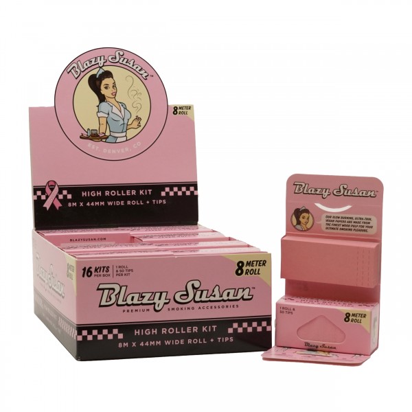 Blazy Susan Pink High Roller Kit Display Box 16ct