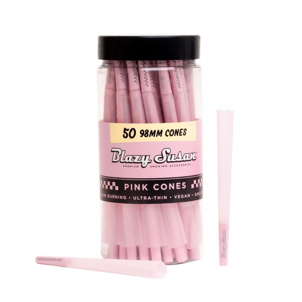 Blazy Susan 98mm Pink Cones 50CT