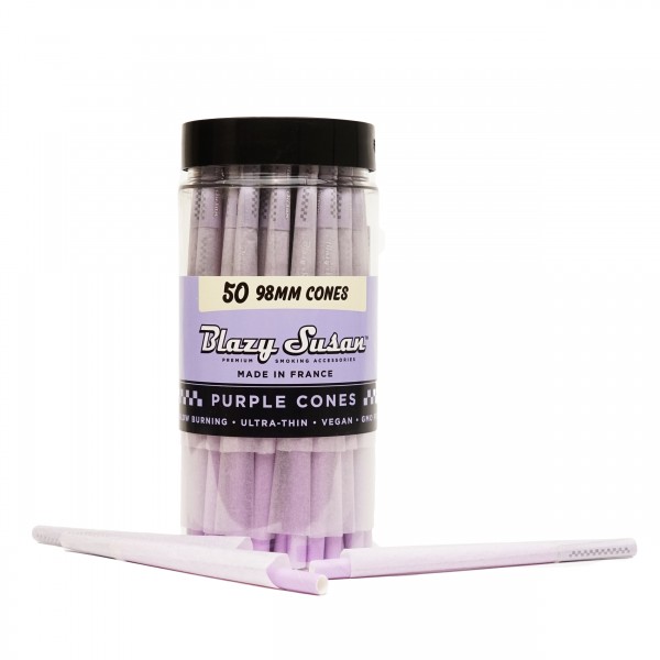 Blazy Susan 98mm Purple Cones 50CT