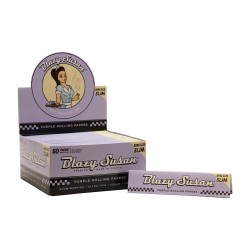 Blazy Susan King Size Slim Purple Rolling Papers 50ct