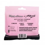 Blazy Susan x Purize Charcoal Activated Filter Tips | Regular Size | Pink 50CT Bag