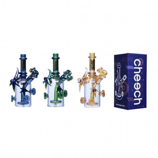 Cheech Glass 9" Grinding Gears Rig