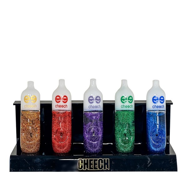 Cheech Glass Cheech Logo Glitter Glycerin Vape Hand Pipe