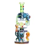 Cheech Glass 12" Aliens Lifting the King Rig