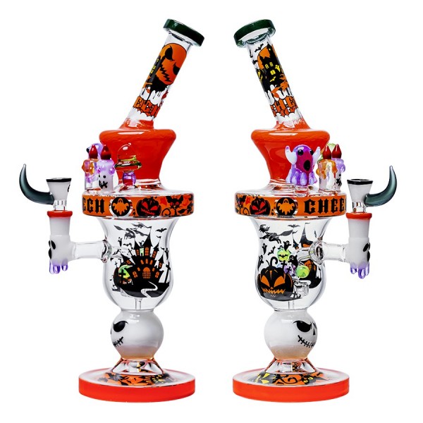 Cheech Glass 14" Get Spooked Water Pipe