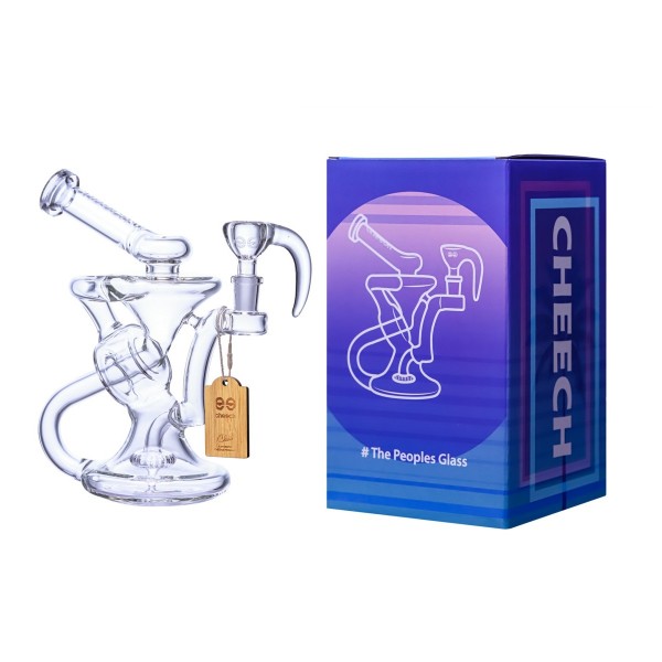Cheech Glass Clear Recycler Rig