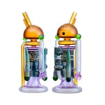 Cheech Glass 12" Bubble Bot Bubbler