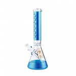 Cheech Glass 15" Glitter Beaker Water Pipe