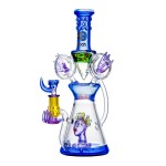 Cheech Glass 13.5" Ride the Electro Wave Water Pipe