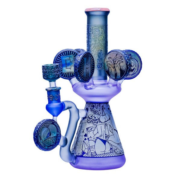 Cheech Glass 11.5" Ring Around the Glory Water Pipe