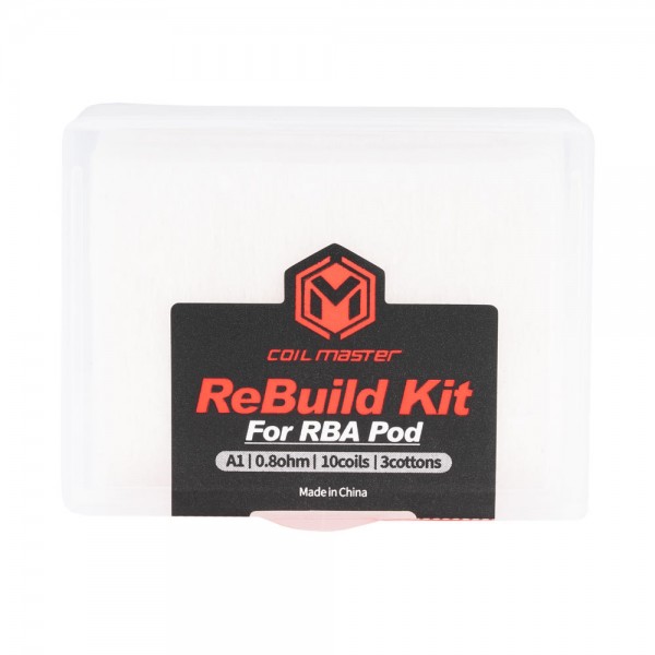 Coil Master ReBuild Kit for RBA Pod (0.8Ω)