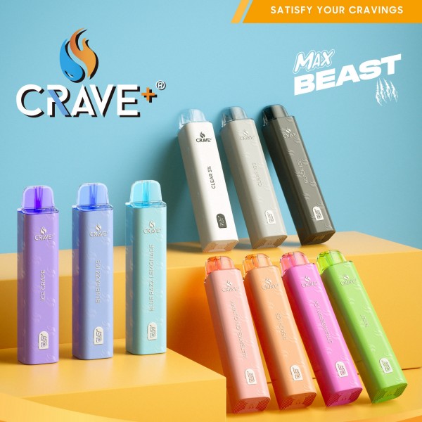 Crave Max Beast 4500 Disposable 5% (Display Box of 10) (Master Case of 200)