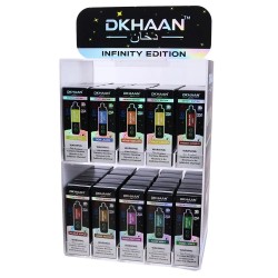 DKHAAN Infinity Edition 25K Disposable 5mg Pre-Filled Display 50CT