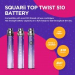 DazzLeaf SQUARii VV Top Twist Battery
