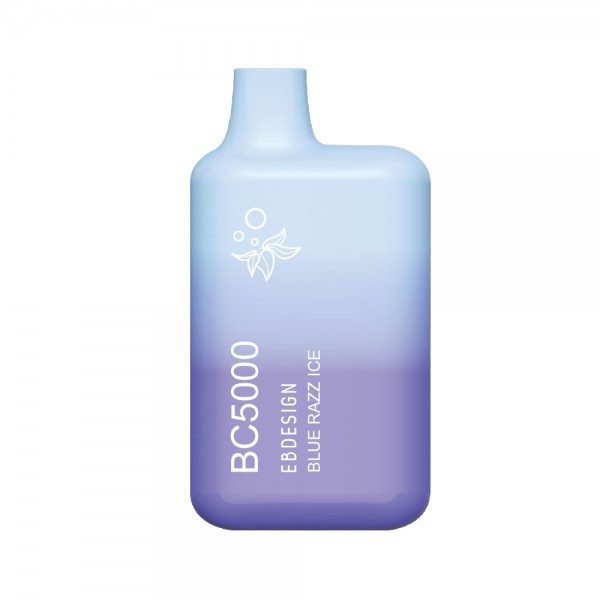 E.B Design BC5000 Disposable 0% (0mg) - Blue Razz Ice