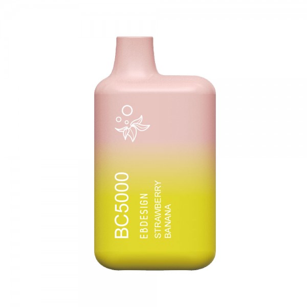 E.B Design BC5000 Disposable 0% (0mg) - Strawberry Banana