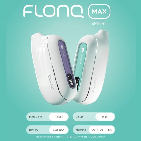 Flonq Max Smart Disposable 5% (Display Box of 5)