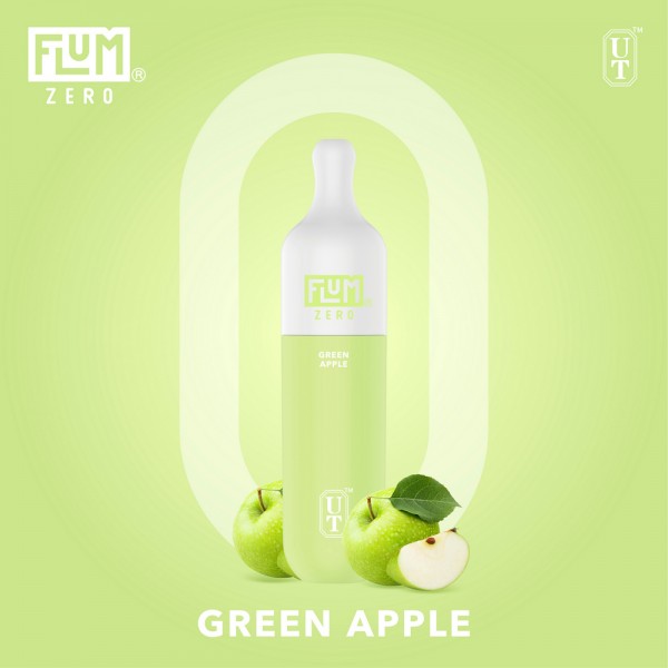 Flum ZERO Disposable 0% - Green Apple