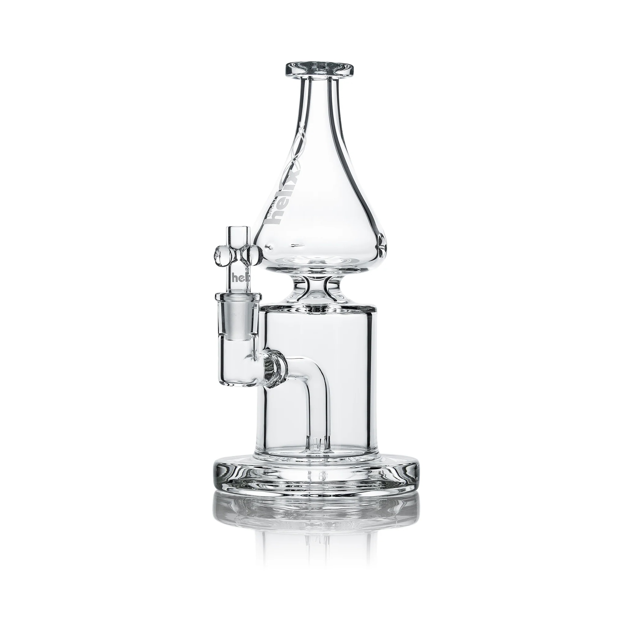 GRAV Helix Straight Base w/ Fixed Downstem Water Pipe, thc, , dry herb